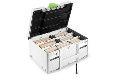 DOMINO-bricksortiment - Festool DOMINO XL DS/XL D12/D14 128 BU, bok