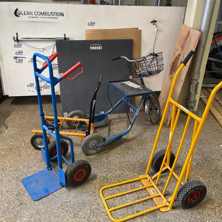 1580566-1 Scooter and 3 Sack Carts