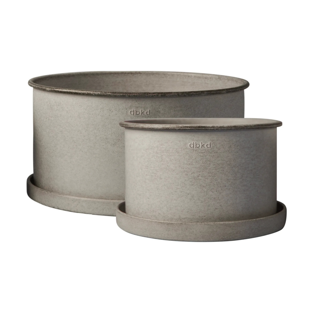 1584943-1 Krukor, 2 st 2-pack - DBKD, Plant Bowl, beige, olika storlekar