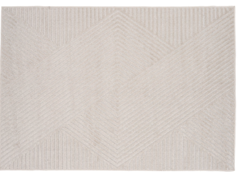 Matta - Venture Home Aron, vit 160 × 230 cm, vit