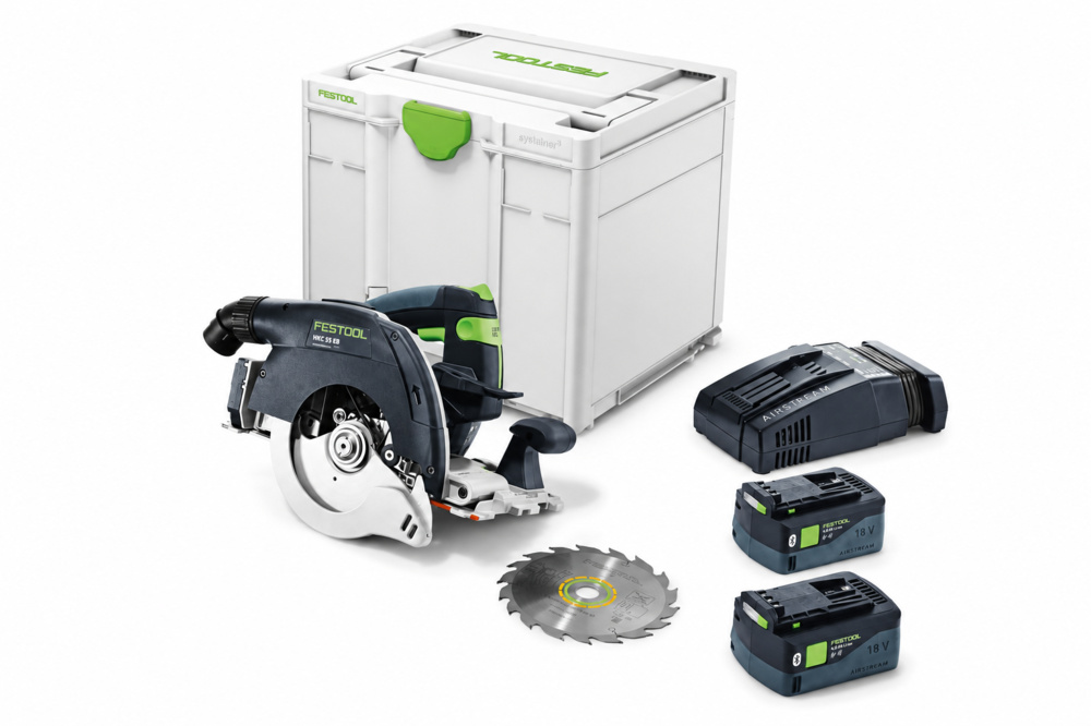 1593140-1 Battericirkelsåg - Festool HKC 55, 18 V