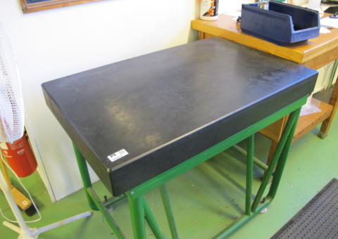 Diabase flat board on stand
