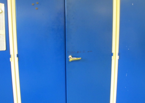Sheet metal cabinet