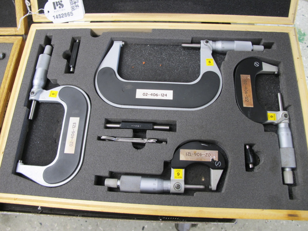 1452865-2 Micrometers in two boxes