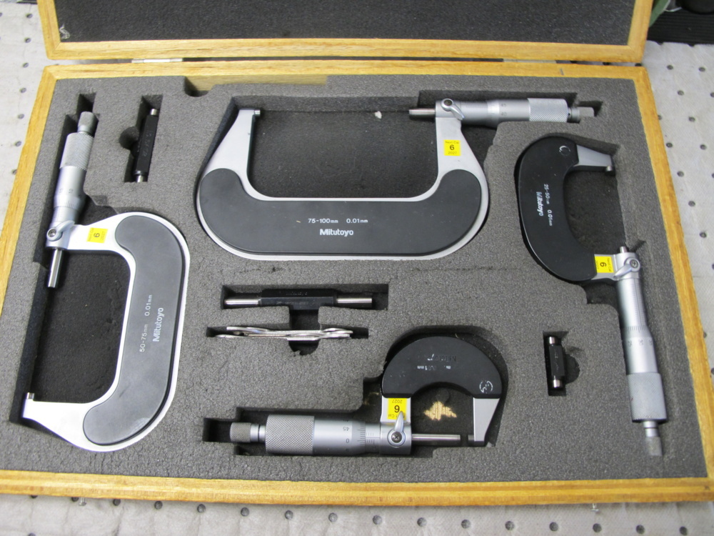 1452867-2 Micrometers 4 pcs Mitutoyo