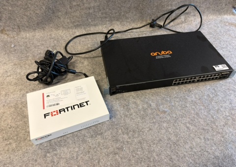 Switch och brandvägg (Aruba/Fortinet)