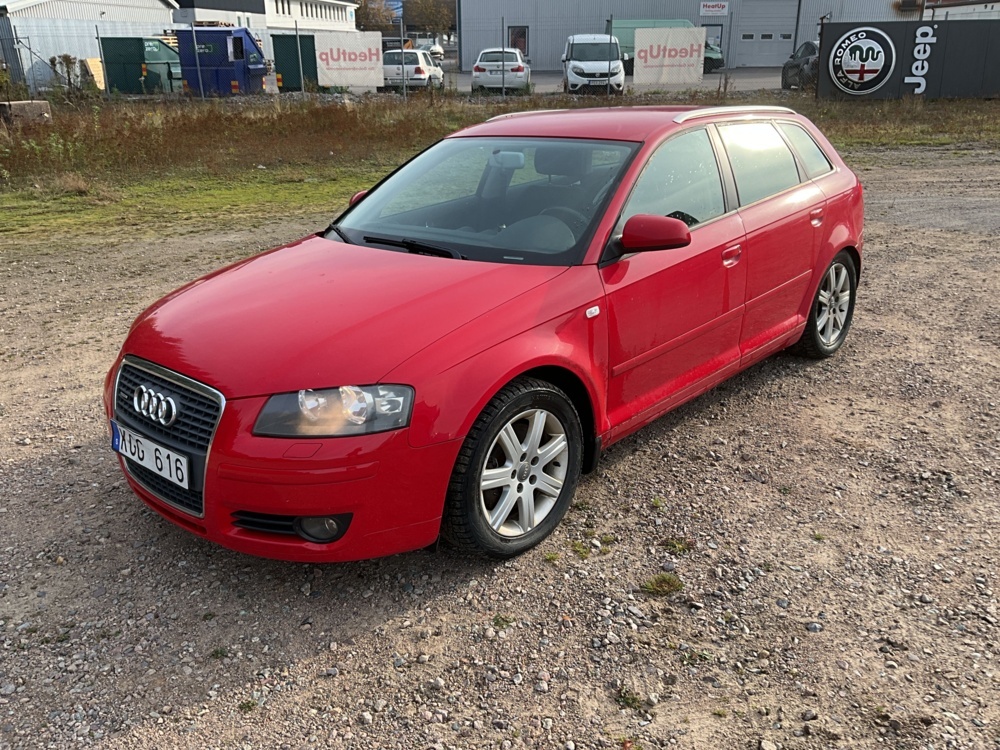 1473772-1 Audi A3 Sportback 2.0 TDI 8v DPF quattro Manuell, 140hk, 2008