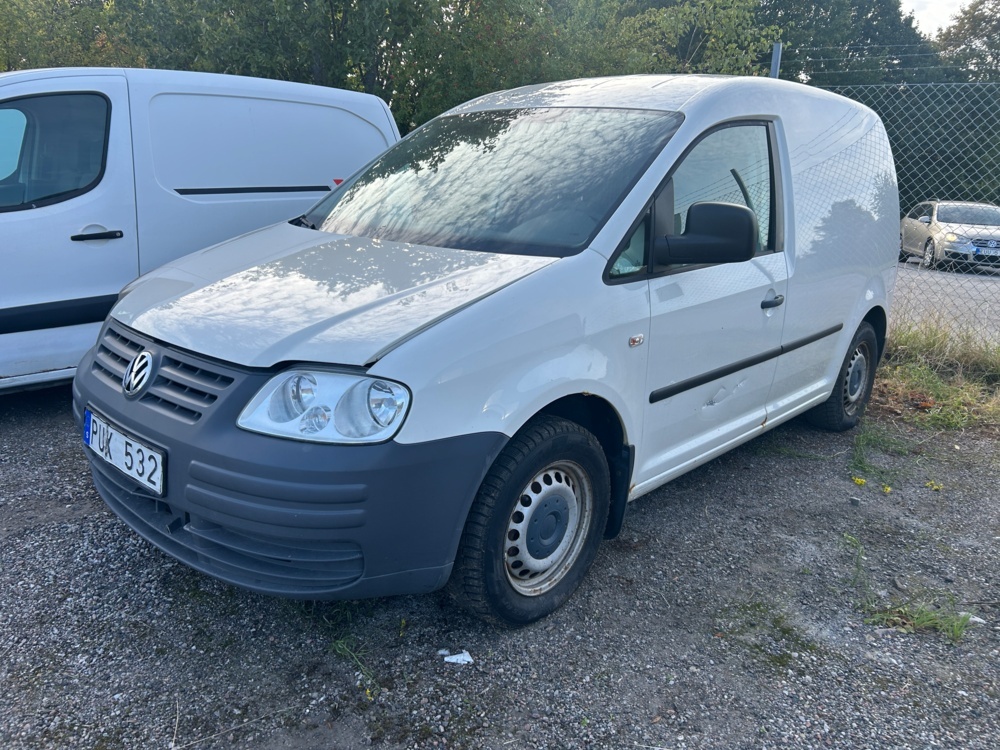 1592760-1 Volkswagen Caddy 2.0 EcoFuel Manuell, 109hk, 2008 (rep. objekt)
