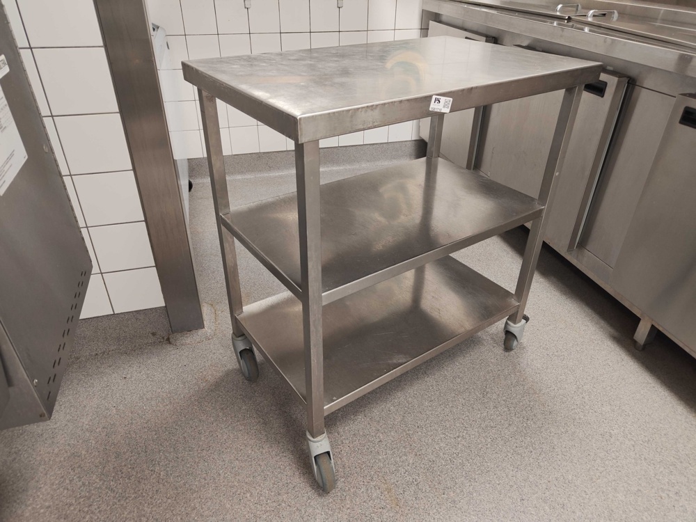 1581710-2 Stainless steel work and unloading trolley