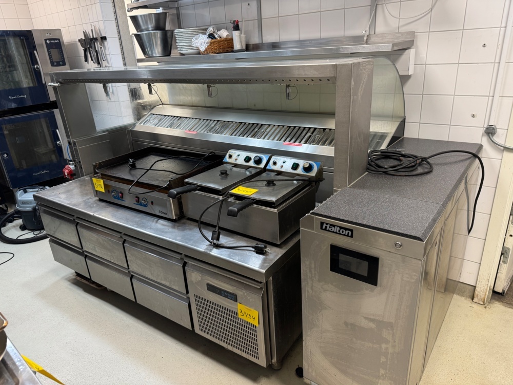 1406130-1 Halton Commercial Kitchen Fan – Stainless Steel Ventilation Hood