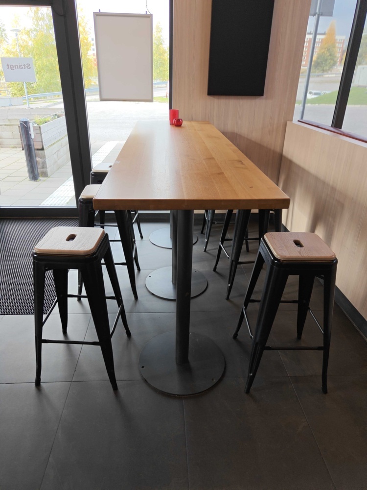 1581730-2 Bar table with bar stools