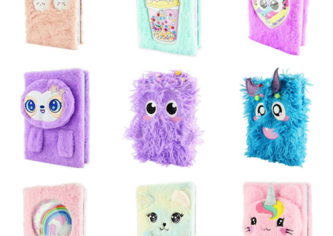 Notebooks and diaries, 50 pcs - Fluffy, mixed varieties