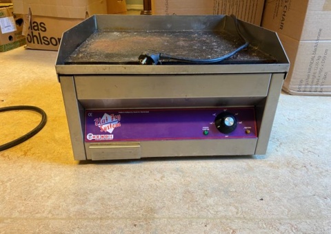 Elektrisk stekhäll / grillplatta – HENDI Flat Fry System – 3,2 kW