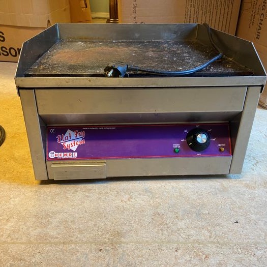 1593695-1 Elektrisk stekhäll / grillplatta – HENDI Flat Fry System – 3,2 kW