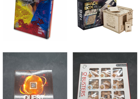 Puzzles and puzzle boxes, 7 pieces - Escapewelt and IQ Collection