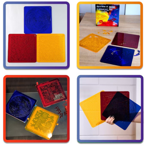1593517-5 Pussel och pusselboxar, 7 st - Escapewelt och IQ Collection