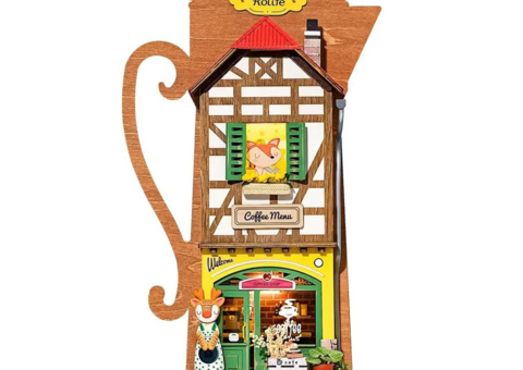 Miniature kits, 3 pcs - Rolife, Lazy Coffee House
