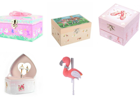 Jewelry boxes and music boxes, 50 pcs - mixed models