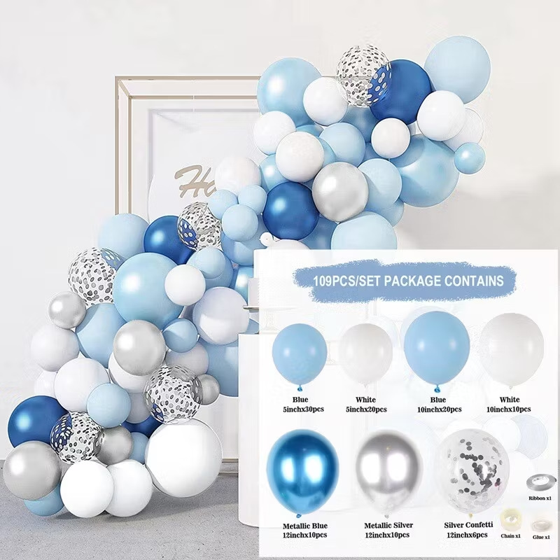 1593529-2 Ballongbågar, 57 st - sex färgvarianter