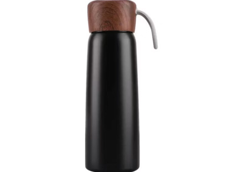 Vacuum flasks, 17 pcs - black, 500 ml