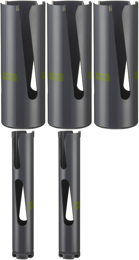 1593534-1 Long hole saws, 4 pcs - Luna, TCT, size 51–76 mm, cutting depth 160 mm