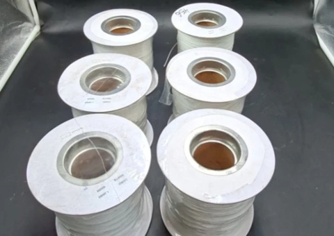 Polyester filament cord, 6 pcs - Millers, white, 1.7 mm, 500 m