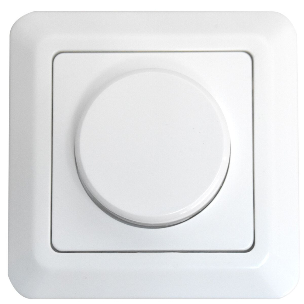 1593718-1 Dimmers, 15 pcs - Grunda, flush-mounted, white, 50–300 W