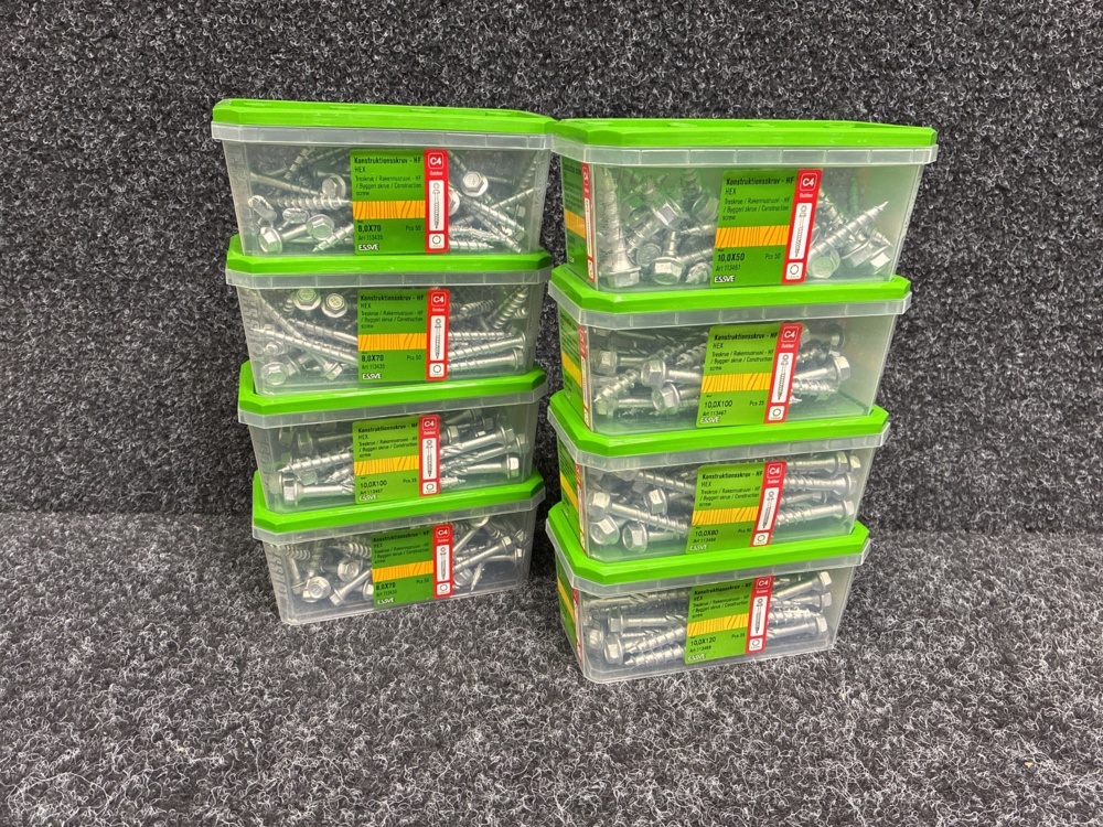 1591364-1 8 pcs Packs Construction Screw, Essve