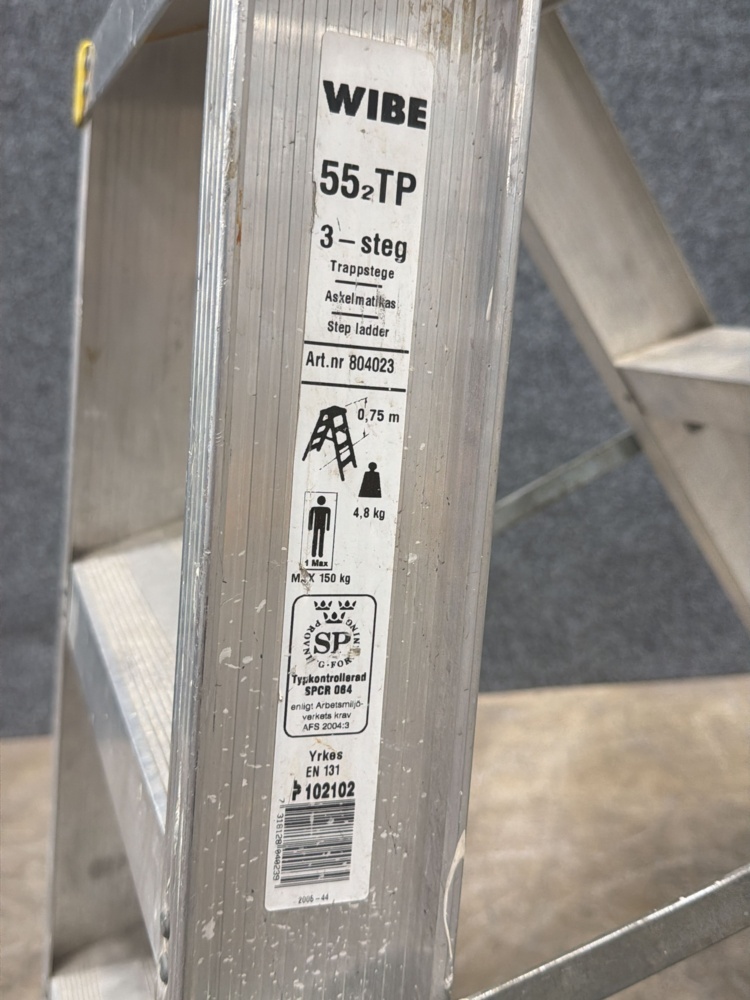 1593740-2 3-stegs trappstege Wibe 55₂TP