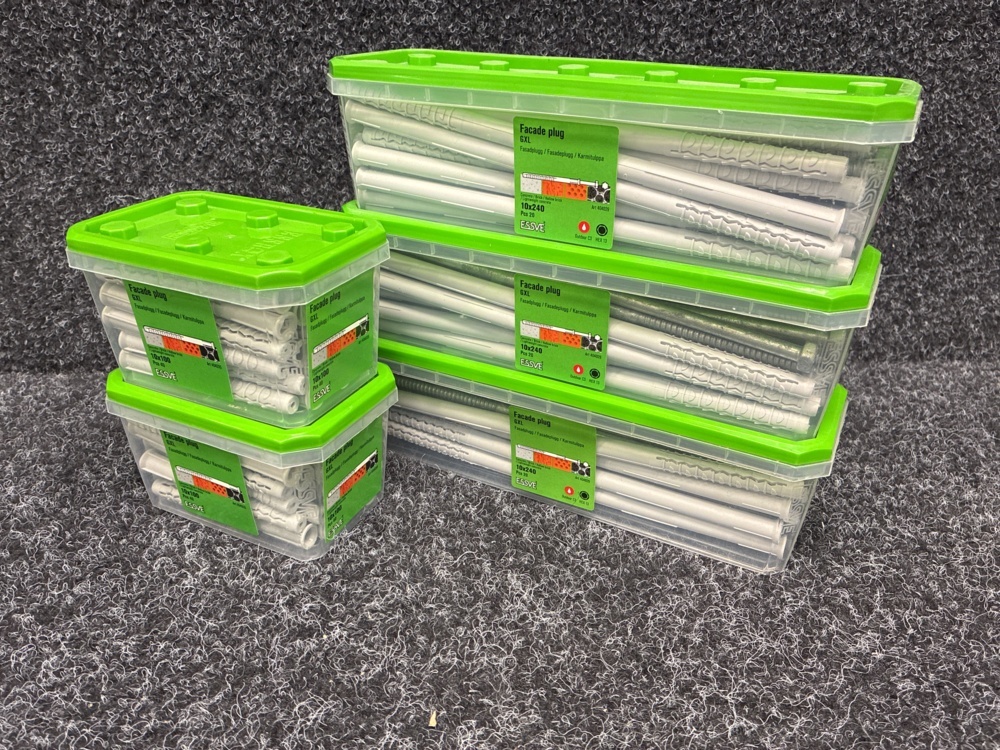 1591418-1 140 Facade plugs 10x240 & 10x100mm, Essve