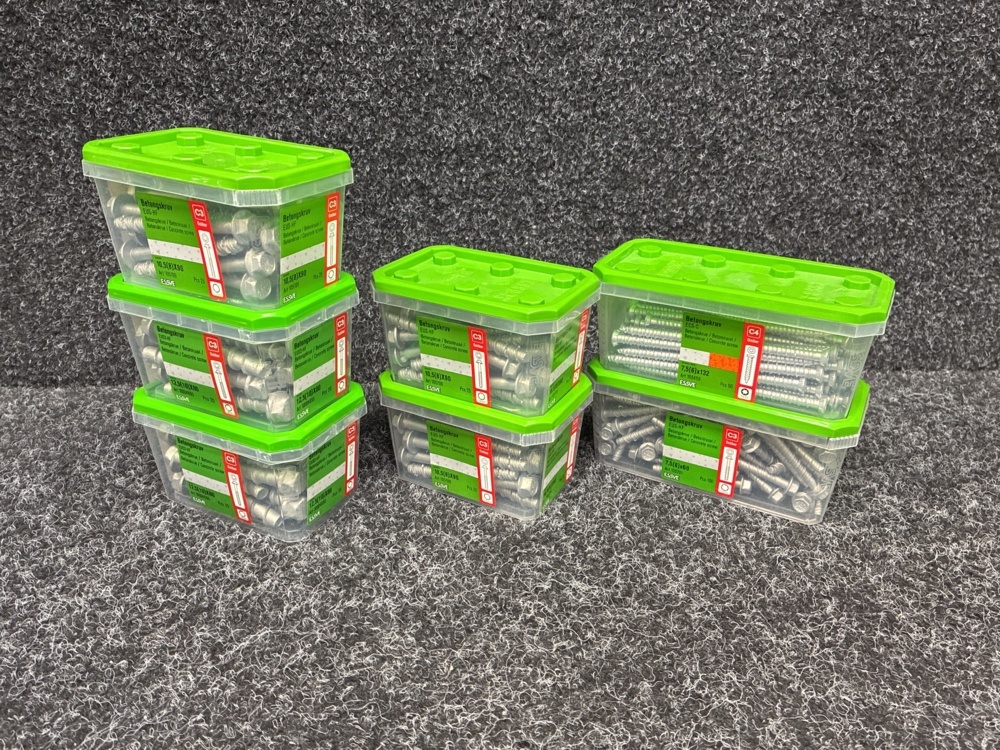 1591420-1 7 pcs Packs Concrete Screw, Essve