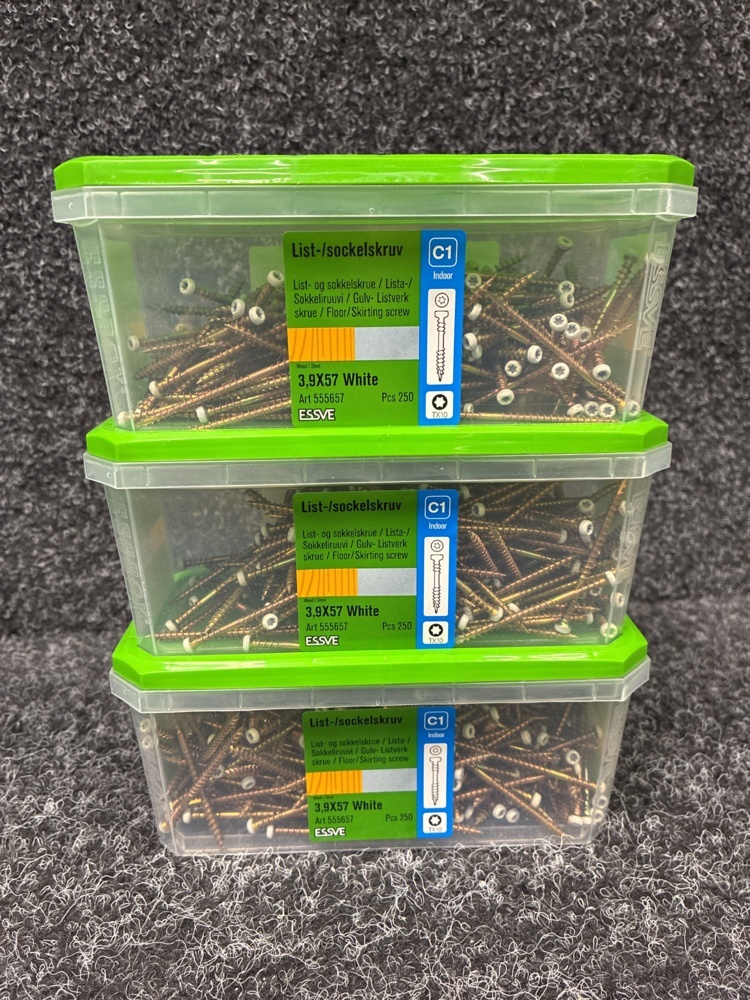 1591421-2 9 pcs Packages Strip/base screw, Essve