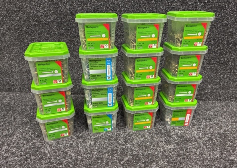 15 pcs Packaging Mounting screw, Essve