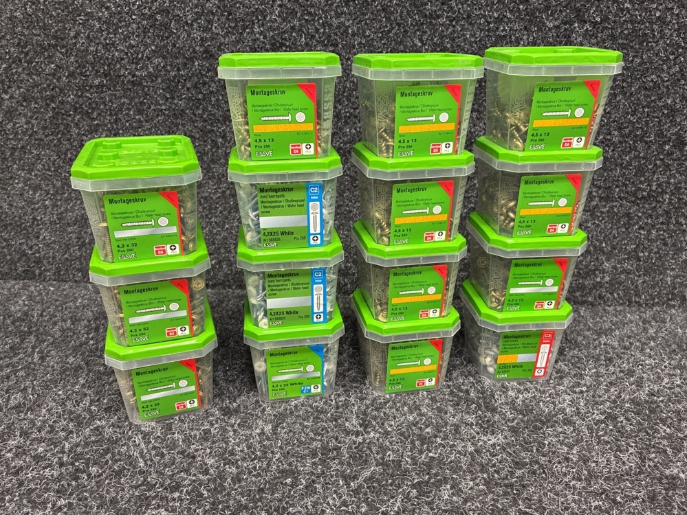 1593832-1 15 pcs Packaging Mounting screw, Essve