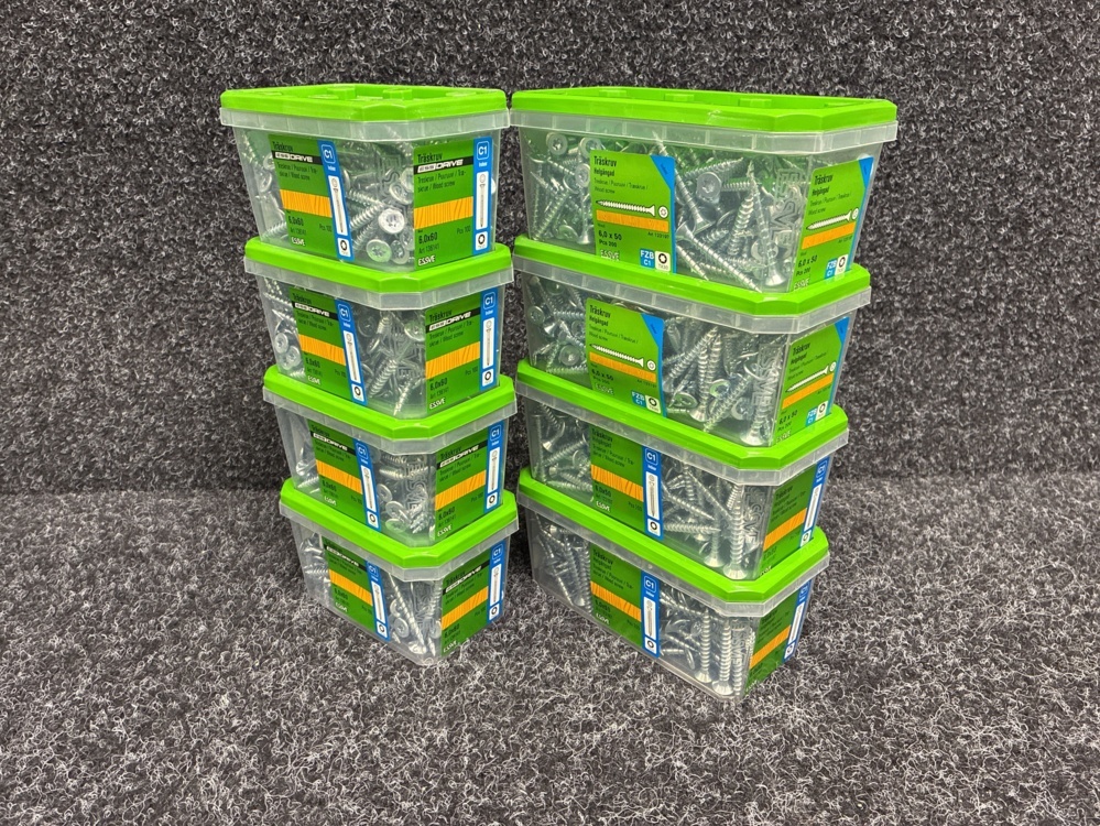 1593833-1 1200 pcs Wood screws 6.0x60 & 6.0x50mm, Essve