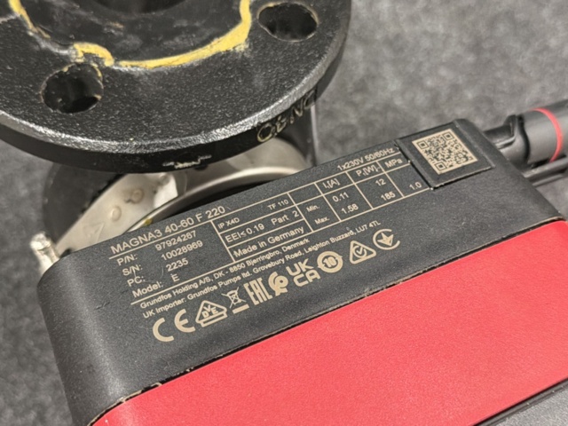 1593744-10 Cirkulationspump Grundfos MAGNA3 40-60 F 220