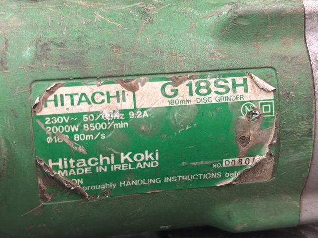 1593746-6 Vinkelslip Hitachi G 18SH 2000W