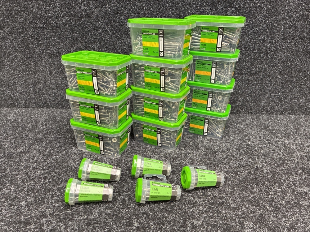 1593841-1 16 pcs Packs Wood Screws, Essve