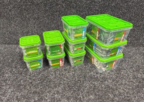 Frame connector sleeve, construction screw, frame screw, facade plug, etc.