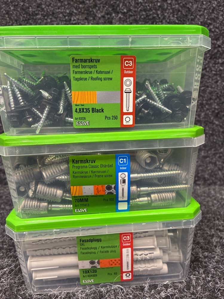1593867-2 Frame connector sleeve, construction screw, frame screw, facade plug, etc.