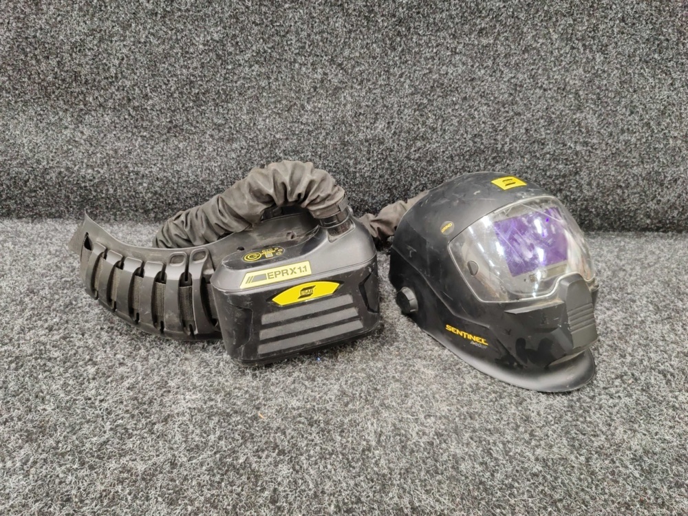 1593793-1 Svetshjälm ESAB Sentinel A60 Air med avbländningsfilter & fläktassisterade andningsskydd