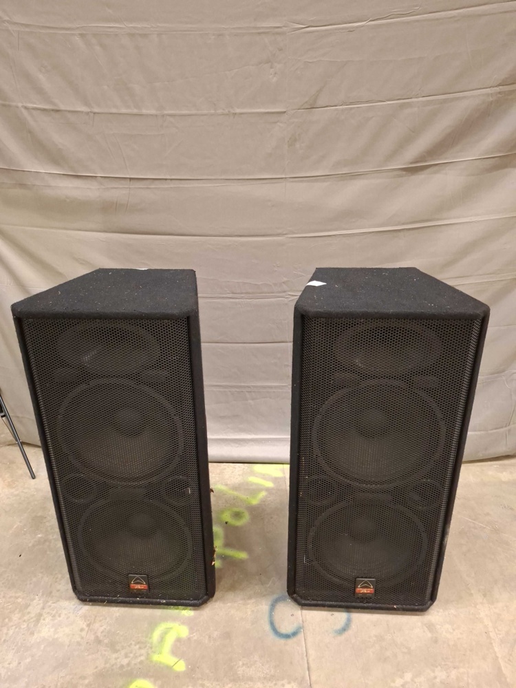1582557-1 PA speakers, 2 pcs - Wharfedale Pro EVP-X215, with transport wheels
