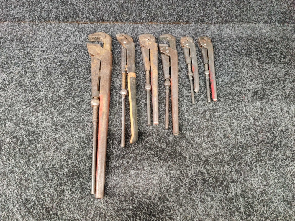 1593796-2 6 st Rörtänger Bahco