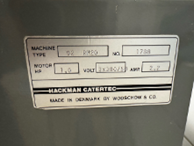 1141748-5 Blandningsmaskin 20 l, Hackman Catertec (Björn)