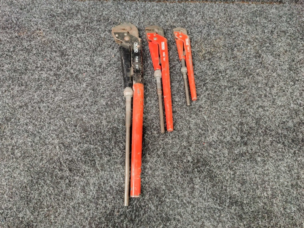 1593799-1 3 st Rörtänger Ridgid