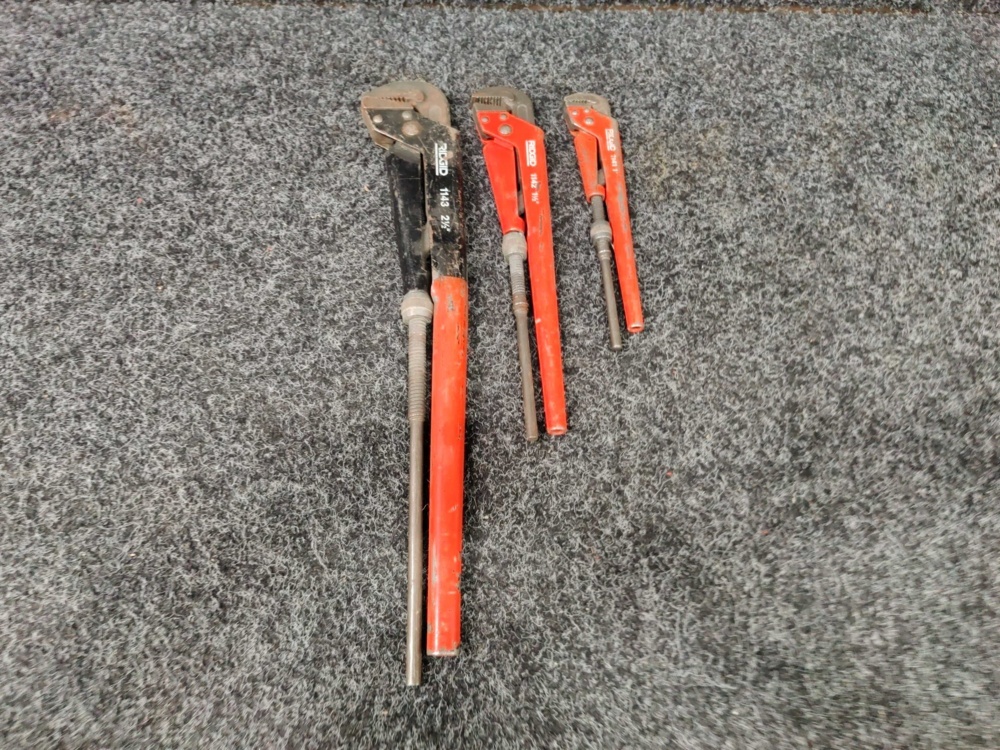 1593799-2 3 st Rörtänger Ridgid