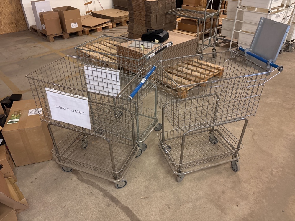 1511484-2 Basket trolleys 3 pcs