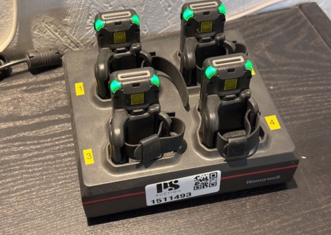 Finger scanners 4 pcs with charging dock - Honeywell FlexRange