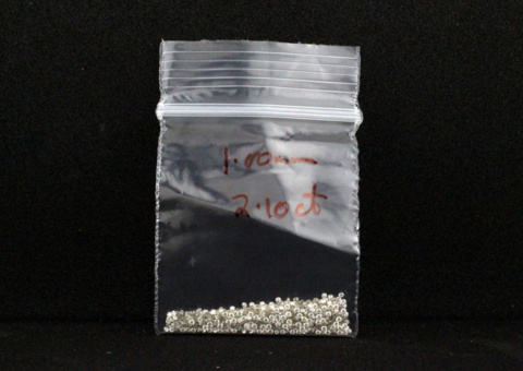Briljantslipade runda naturliga Diamanter 1 mm ca 2,10 ctv