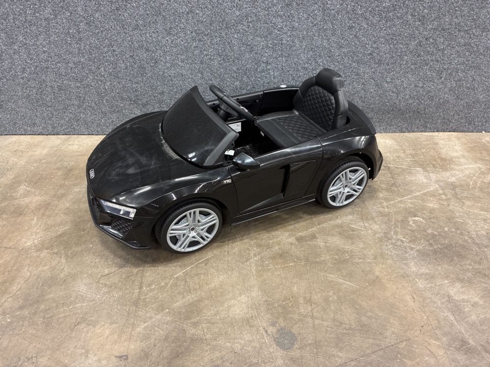 1593886-2 Elbil för barn Audi R8 | 12V - 2x390 motorer | 4,5Ah | Svart